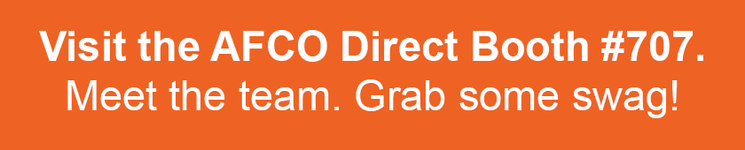 Visit Booth 707. Meet the team. Grab some swag!