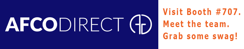 Visit Booth 707. Meet the team. Grab some swag!